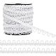 Polyester Braid Trims with Elastic Button Loops&nbsp;OCOR-WH0071-039B-1