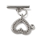 Brass Micro Pave Clear Cubic Zirconia Toggle Clasps&nbsp;KK-N254-69P-3