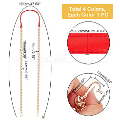 4Pcs 4 Colors Purse Chains&nbsp;FIND-PH0017-25