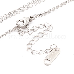 304 Stainless Steel Necklaces&nbsp;NJEW-M189-01P