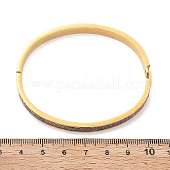 304 Stainless Steel Rhinestone Bangles for Women&nbsp;BJEW-Z092-02G