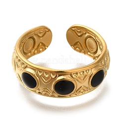 304 Stainless Steel Cuff Rings&nbsp;RJEW-Z074-16G