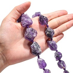 Natural Amethyst Beads Strands&nbsp;G-G486-01