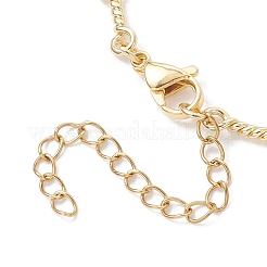 Brass Twist Bar Link Chain Bracelet Makings&nbsp;AJEW-JB01416