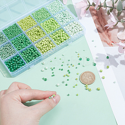 13005Pcs 15 Styles Glass Seed Beads&nbsp;SEED-WR0001-10