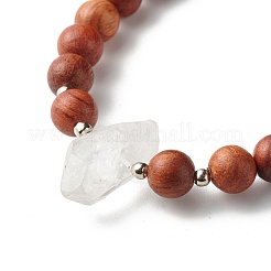 Natural Quartz Bracelet for Girl Women Gift&nbsp;BJEW-JB06775