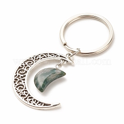 Mixed Stone and Tibetan Style Alloy Keychain&nbsp;KEYC-JKC00320