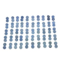Electroplate Natural Druzy Crystal Cabochons&nbsp;G-L047-8mm-18