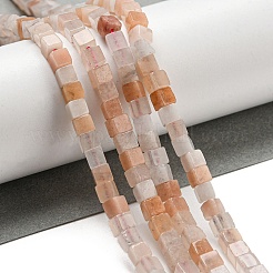 Natural Pink Aventurine Beads Strands&nbsp;G-C129-A06-01