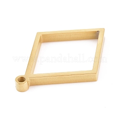 304 Stainless Steel Open Back Bezel Pendants&nbsp;STAS-K208-08G