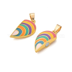 Alloy Enamel Split Pendants&nbsp;STAS-M114-05G