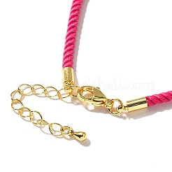 Nylon Milan Cord Necklace Making&nbsp;MAK-M028-01G-26