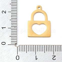 PVD Vacuum Plating 304 Stainless Steel Pendants&nbsp;STAS-WH0016-05-G02