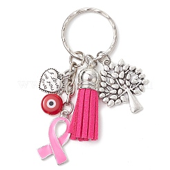 6Pcs 6 Colors Ribbon Keychain&nbsp;KEYC-JKC00939