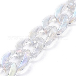 Handmade Transparent Acrylic Cable Chains&nbsp;AJEW-JB00809