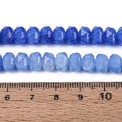 Imitation Jade Crackle Glass Beads Strands&nbsp;LS-GLAA-N068-01A-A02