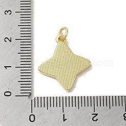 Brass Pave Shell Pendants&nbsp;KK-I708-11A-G