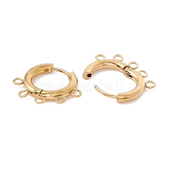 Ion Plating(IP) 304 Stainless Steel Hoop Earring Findings&nbsp;X-STAS-D183-01G