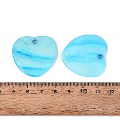 Dyed Natural Freshwater Shell Pendants&nbsp;SHEL-T020-58