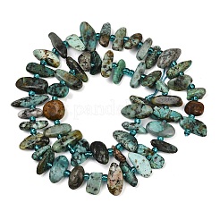 Natural African Turquoise(Jasper) Beads Strands&nbsp;G-K393-B01