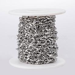 Tarnish Resistant 304 Stainless Steel Bar Link Chains&nbsp;CHS-H009-16P