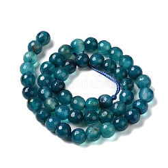 Dyed & Heated Natural Agate Beads Strands&nbsp;G-P539-D01-08