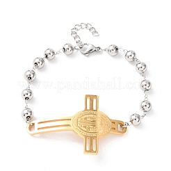 304 Stainless Steel Link Bracelets for Women&nbsp;LS-BJEW-Z156-01GP