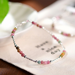 Natural Multicolor Tourmaline Beaded Bracelets&nbsp;KA3160