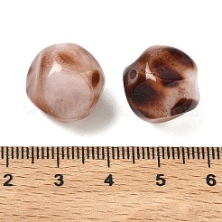 Opaque Acrylic Imitation Leopard Print Beads&nbsp;OACR-B052-07