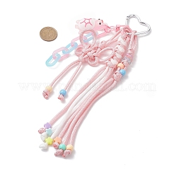 Polyester & Spandex Cord Ropes Pendant Decorations&nbsp;HJEW-JM03844