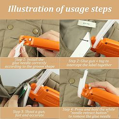 1500Pcs 3 Styles Plastic Standard Tagging Gun Fasteners&nbsp;KY-NB0001-54