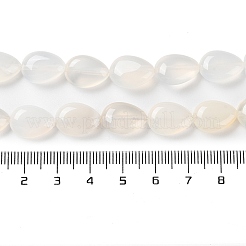 Natural White Agate Beads Strands&nbsp;G-K357-A07-02
