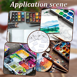 Rectangle Plastic Empty Watercolor Paint Pans&nbsp;KY-WH0045-90