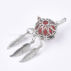 Alloy Cage Big Pendants&nbsp;G-S246-15