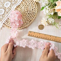 2 Yards Flower Polyester Lace Trim&nbsp;OCOR-CY0002-69D