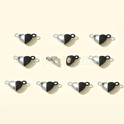 10 Sets Alloy Heart Magnetic Clasps&nbsp;FIND-FS0003-25