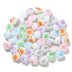 100Pcs Opaque Acrylic Beads&nbsp;OACR-CJ0001-31