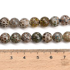 Tibetan Style dZi Beads Strands&nbsp;GG-NH0001-A03-8MM