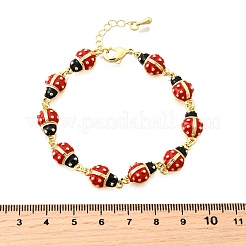 Brass Charm Bracelets for Women&nbsp;BJEW-C107-02G