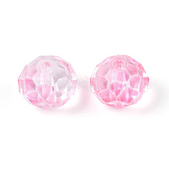 Baking Paint Transparent Glass Beads&nbsp;GLAA-N011-10mm-08