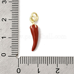 Brass Enamel Pendants&nbsp;KK-K302-24G-02