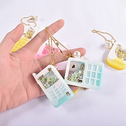 Phone DIY Silicone Quicksand Molds&nbsp;DIY-G079-06B