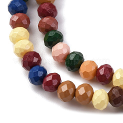 5 Strands Glass Beads Strands&nbsp;LAMP-PA0001-21B