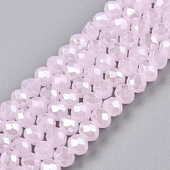 Electroplate Glass Beads Strands&nbsp;EGLA-A044-J3mm-A02