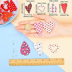 DIY PU Leather Earring Making Kits&nbsp;DIY-SC0012-29