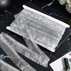 Sequin Tassel Lace Trim&nbsp;OCOR-WH20003-78B