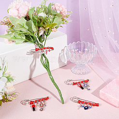 4Pcs 4 Styles Steel Brooches&nbsp;JEWB-DR00026