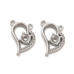 Non-Tarnish 304 Stainless Steel Pendant Rhinestone Settings&nbsp;STAS-F284-23P