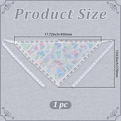 1Pc Lace Triangular Scarf Headband&nbsp;AJEW-CY0001-62C