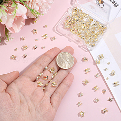 150Pcs 3 Styles Brass Bead Tips&nbsp;KK-BBC0027-85D